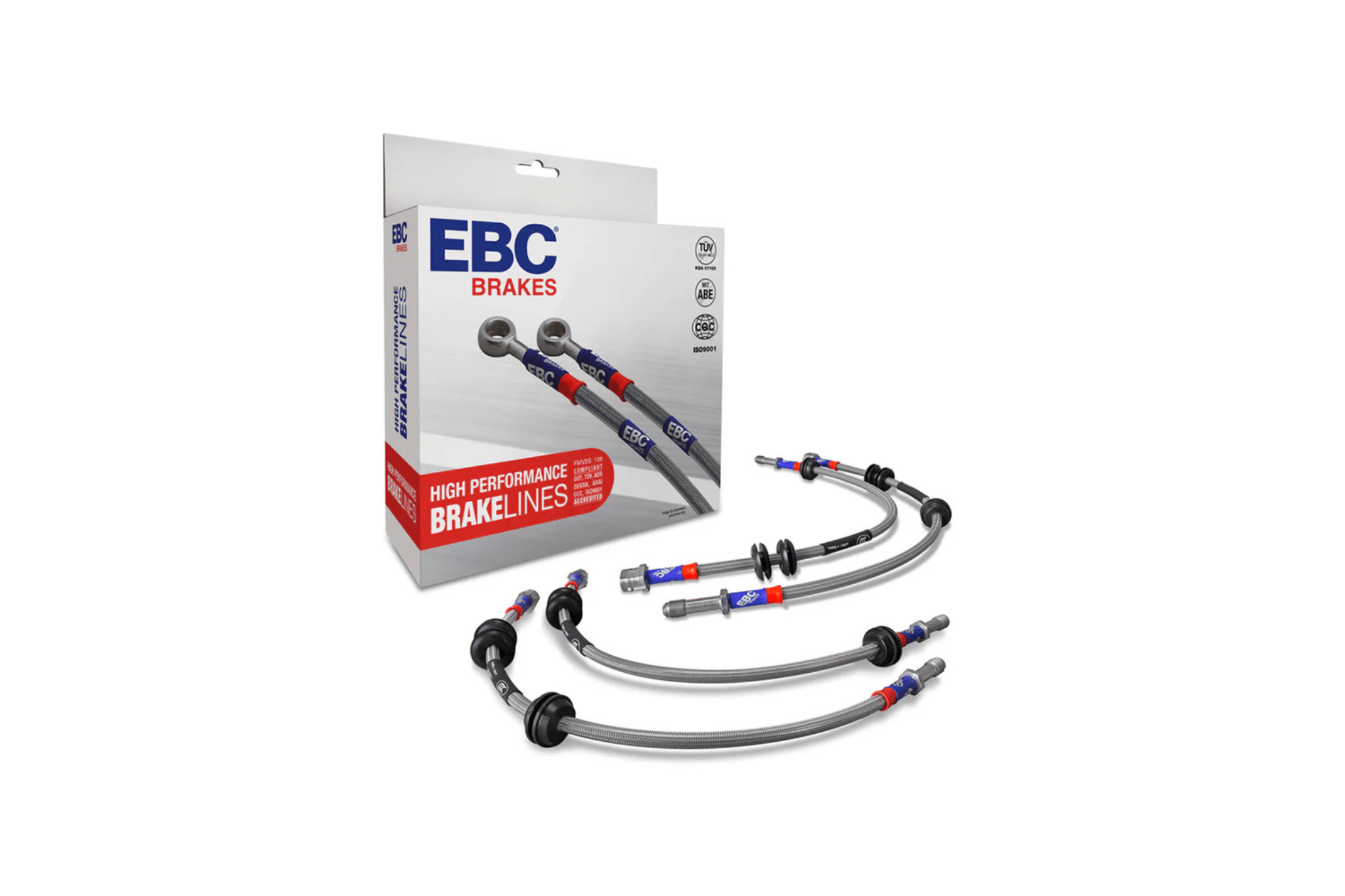 EBC BMW M3 Performance Brake Lines Set Of 4 - BMW F80 M3 - Evolve Automotive